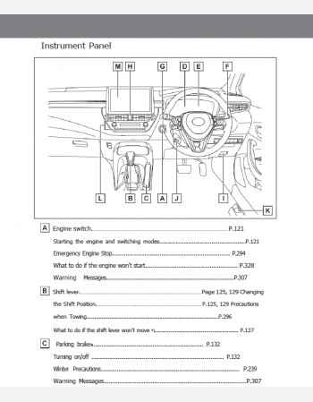 toyota corolla touring 2021 owners manual